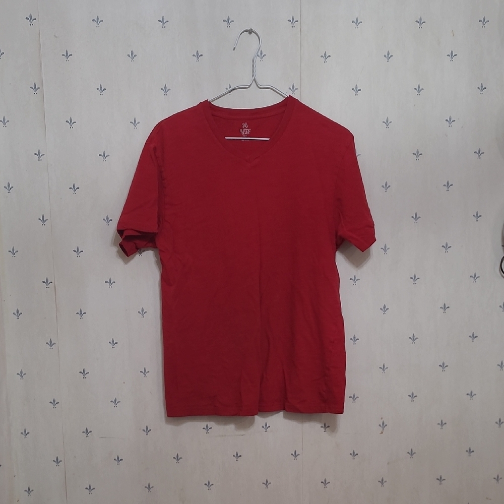 Vibrant Red Short Sleeve Men's Tee
